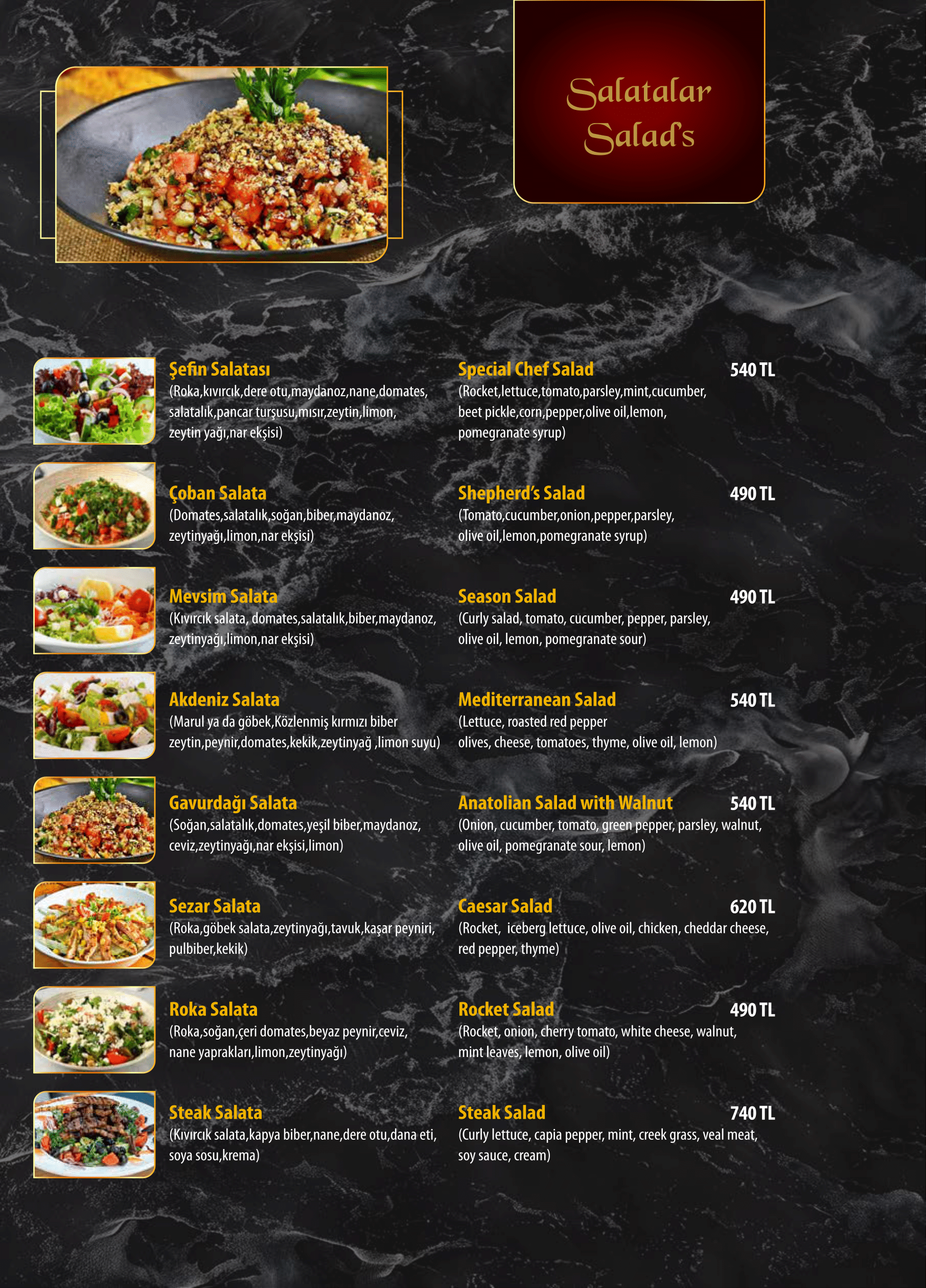Menu Page 3